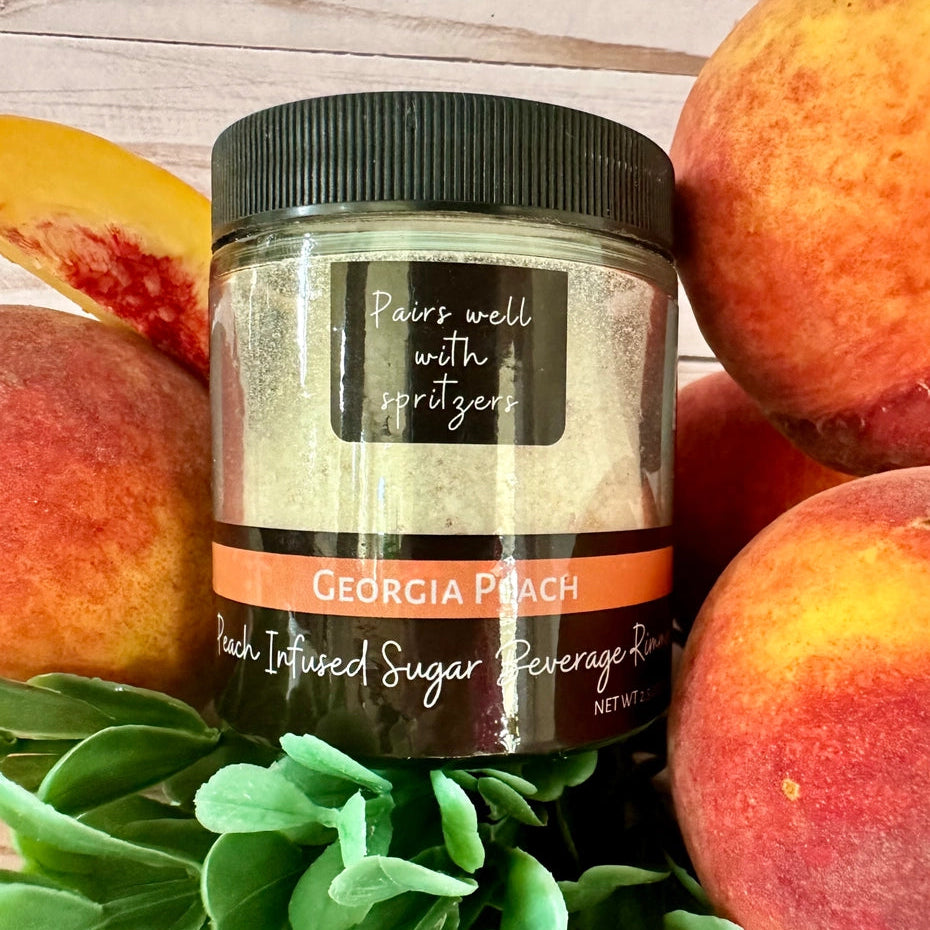 Derby Mule Georgia Peach Beverage Rimming Sugar