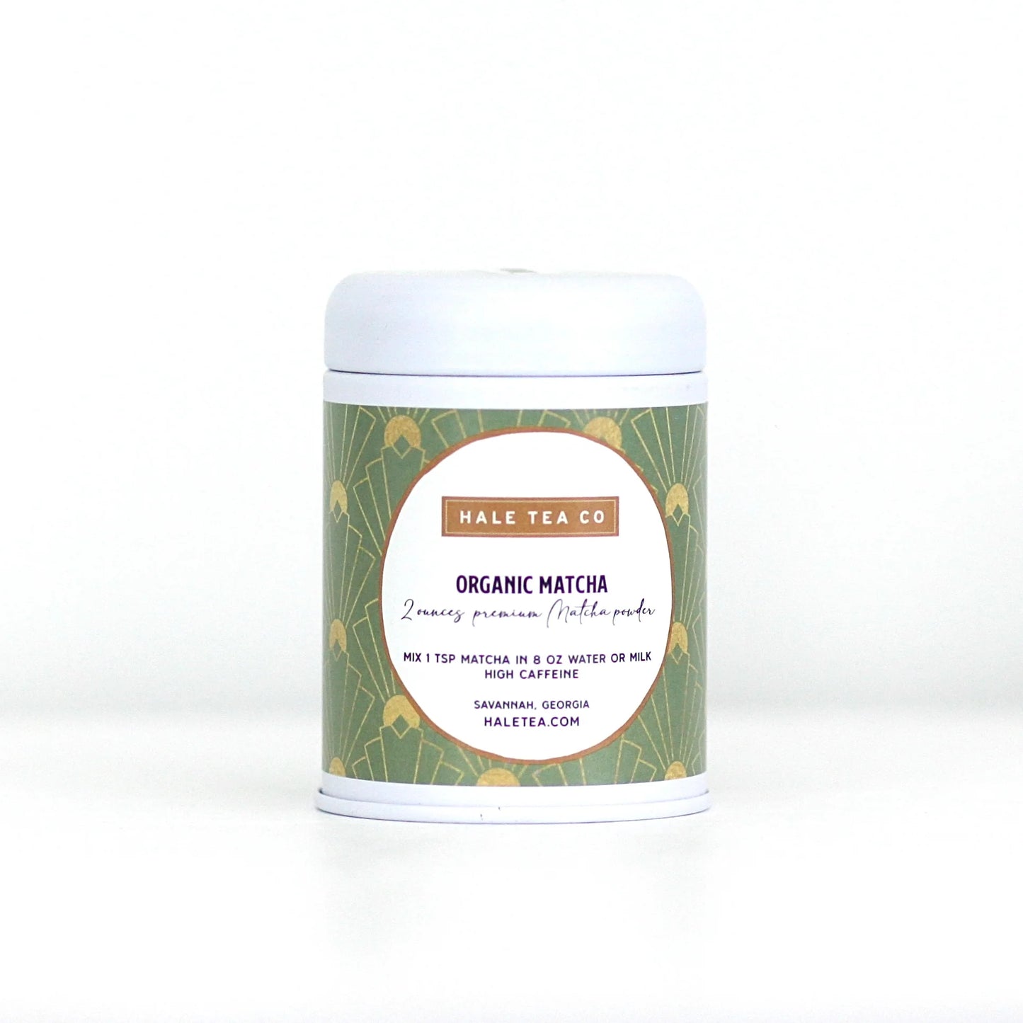 Organic Matcha Tea Tin -Hale Tea Company - Savannah Brand