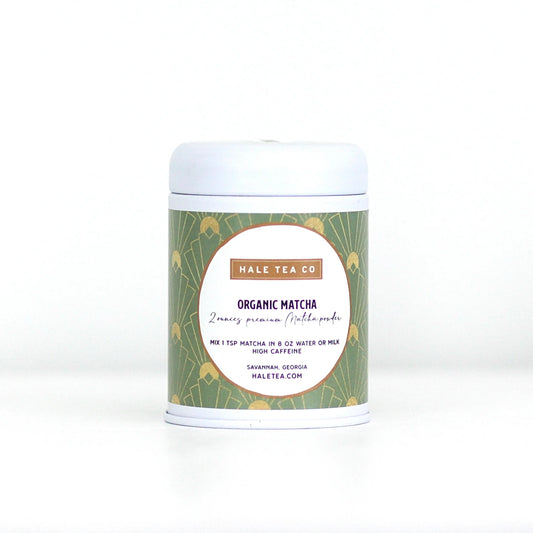 Organic Matcha Tea Tin -Hale Tea Company - Savannah Brand