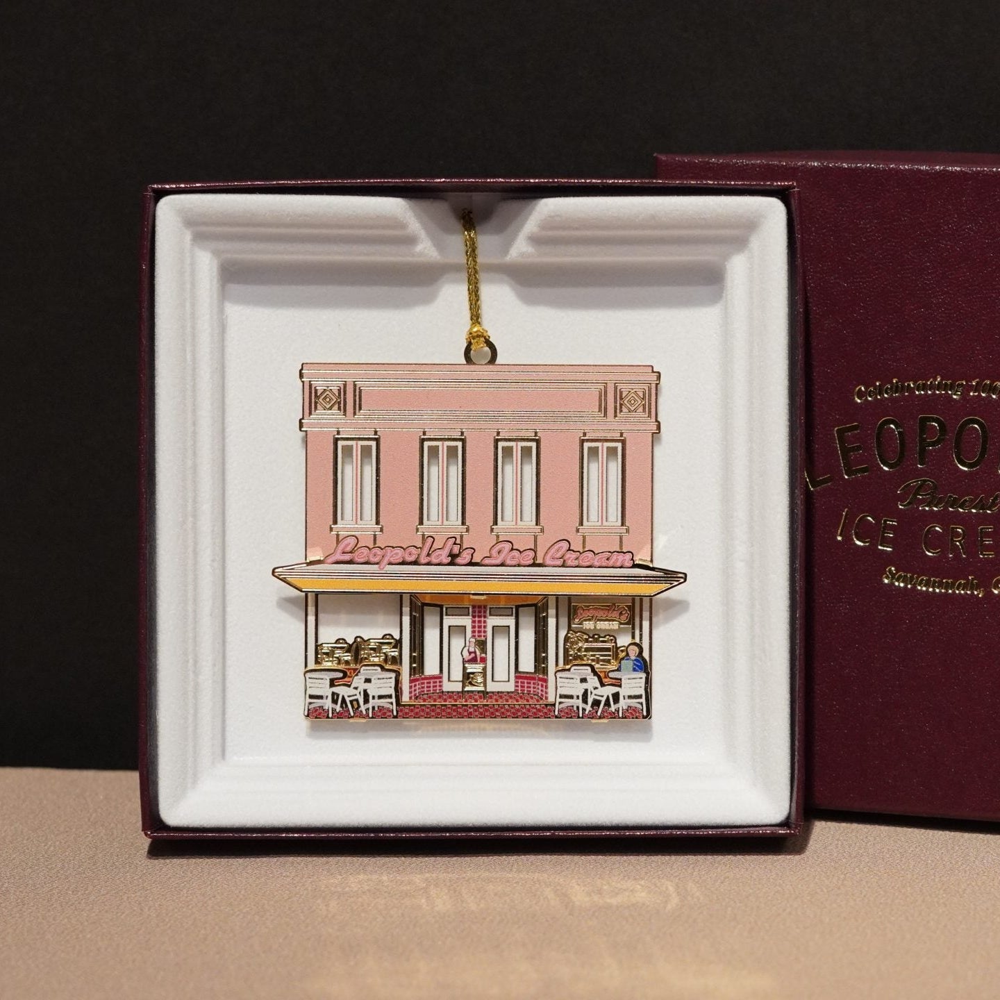 Leopold's Ice Cream Ornament