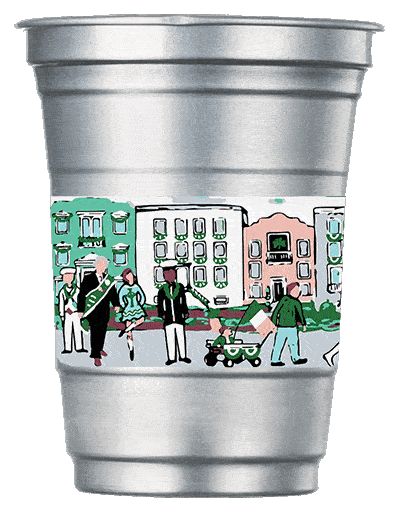 City of Savannah Aluminum To-Go Cups