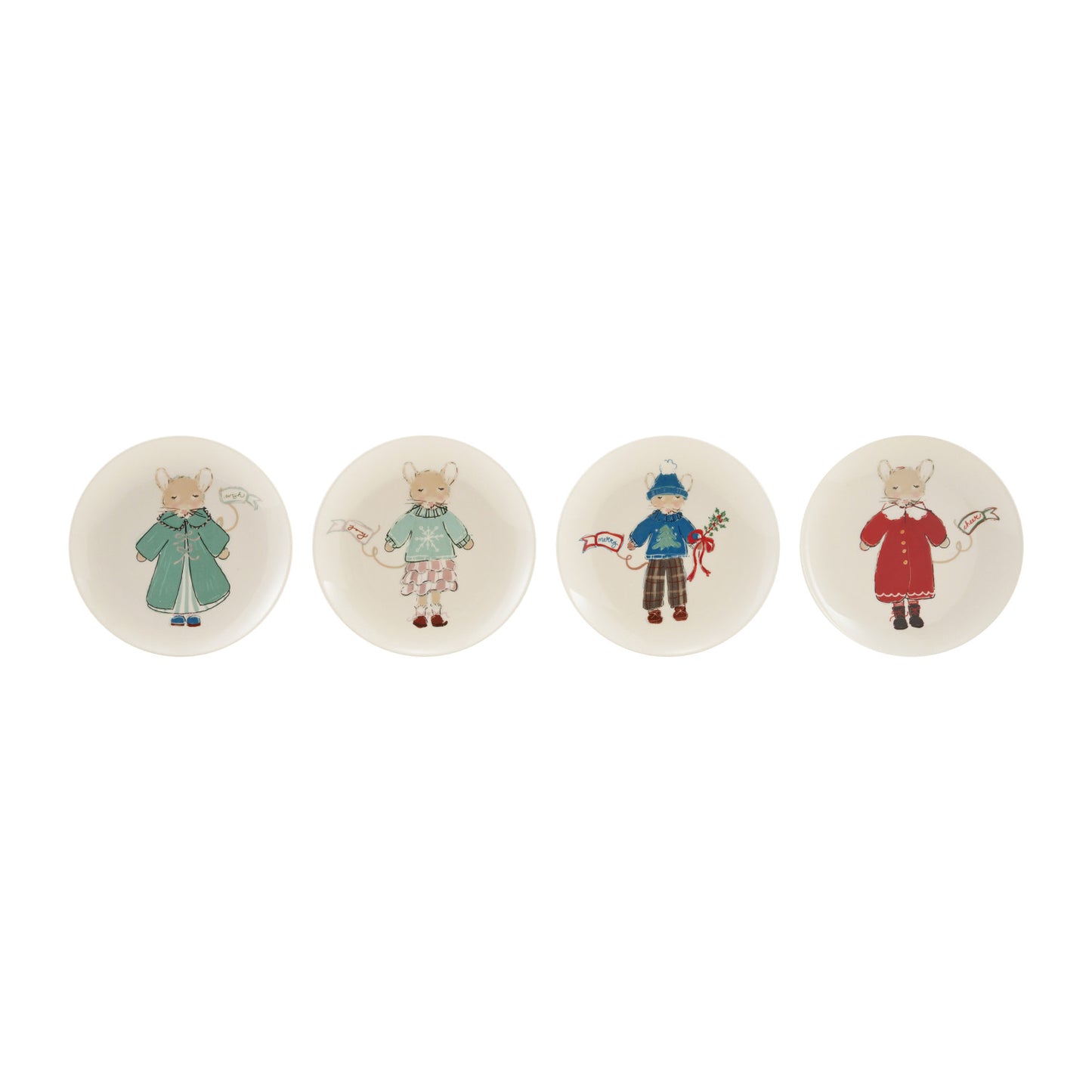 Stoneware Plate w/ Mouse