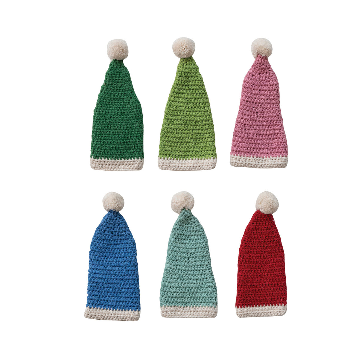 Crocheted Hat Bottle Topper