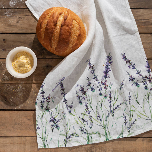 Lavender Kitchen Towel- Darling Lemon - Savannah Brand