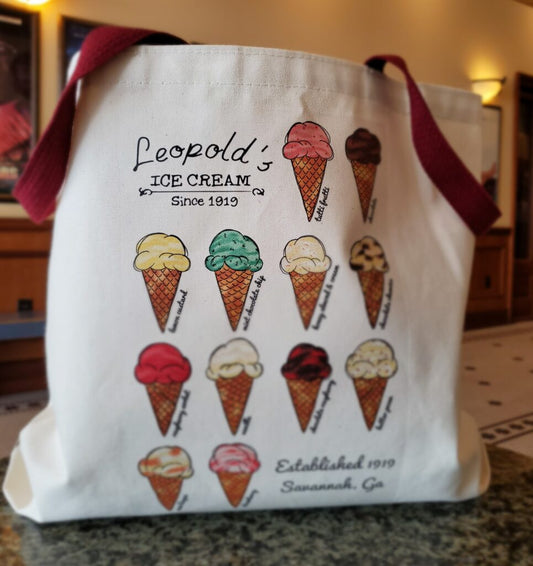 Leopold's Ice Cream Tote Bag