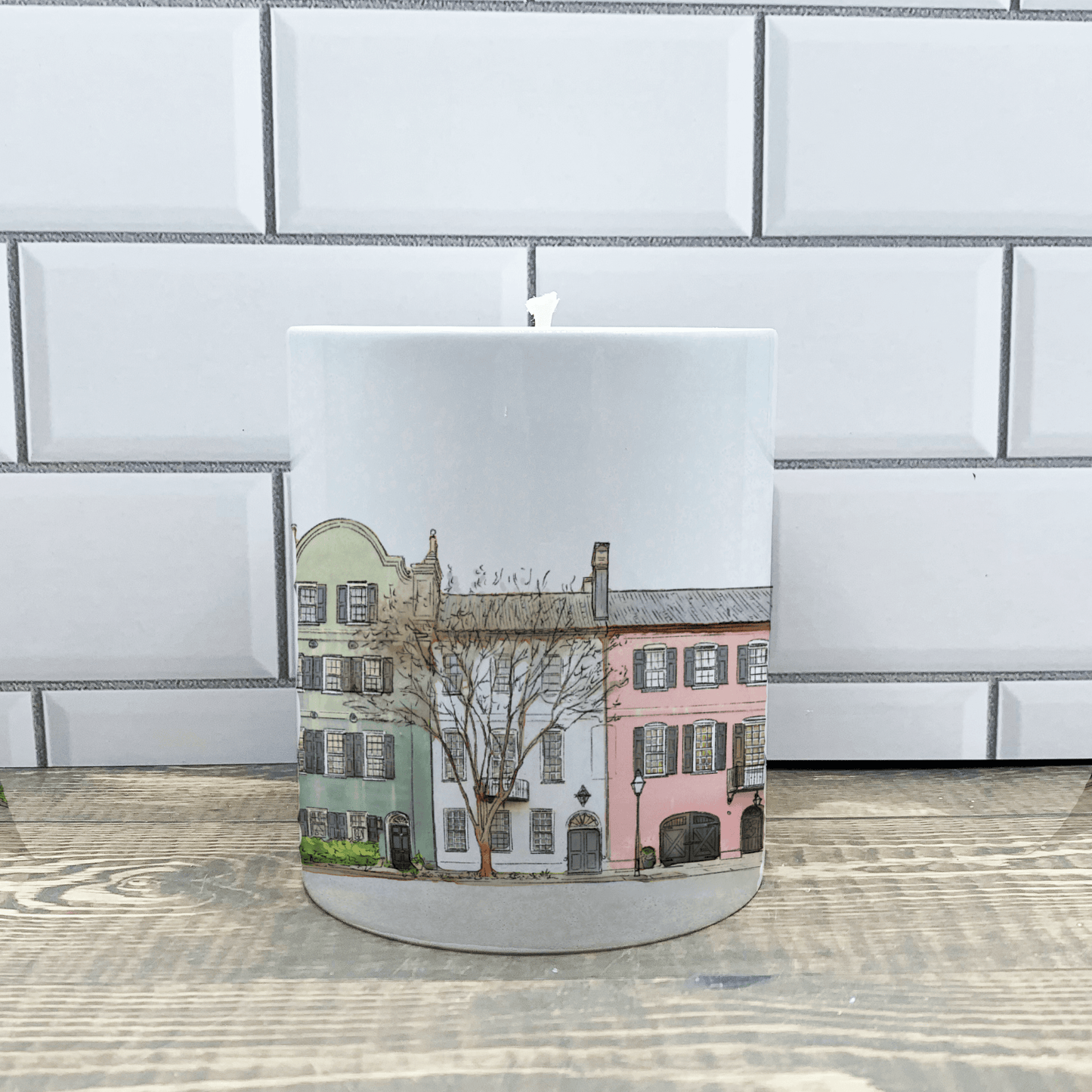 Rainbow Row Cotton Wick Candle