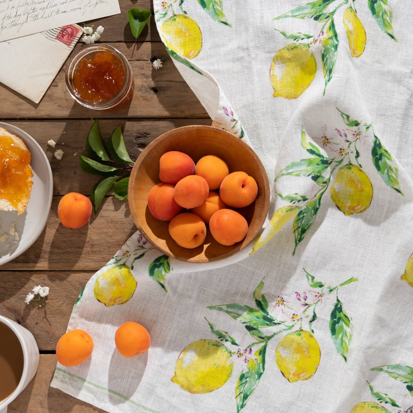 Lemons Kitchen Towel- Darling Lemon - Savannah Brand