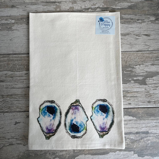 Triple Oyster Kitchen Towel