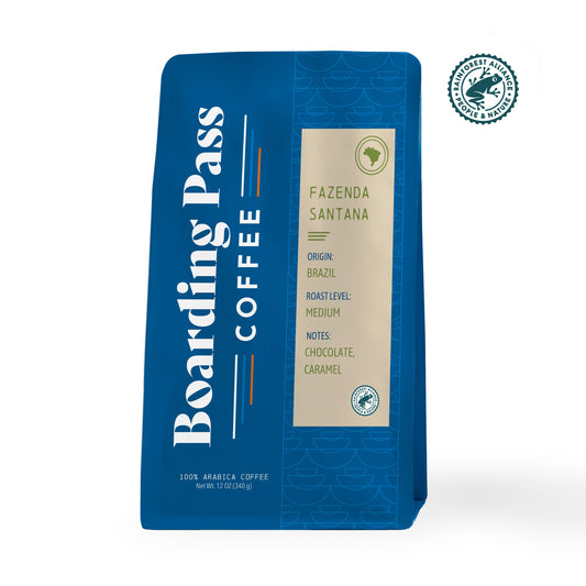 Boarding Pass Coffee - 8oz Whole Bean Bag