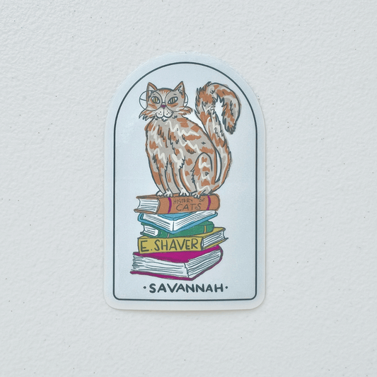 E. Shaver Savannah Sticker