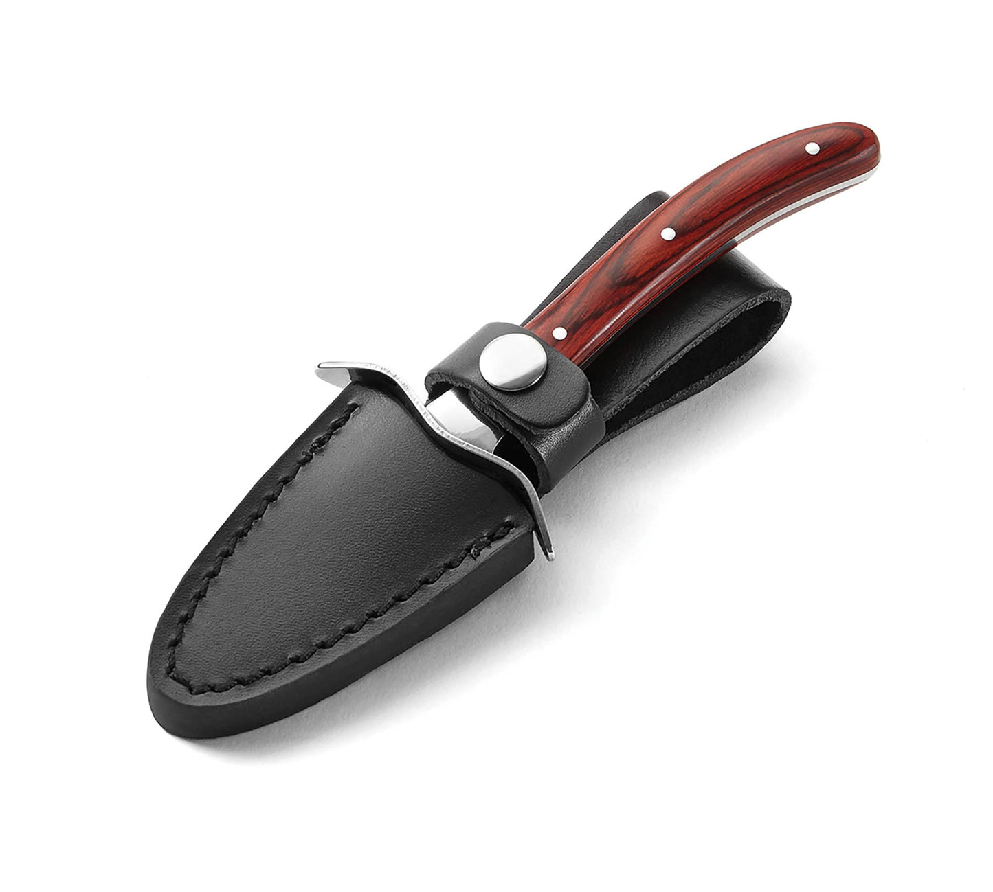 Outset Oyster Knife with Pouch Set, 1.75" x 2.5" x 7.25"
