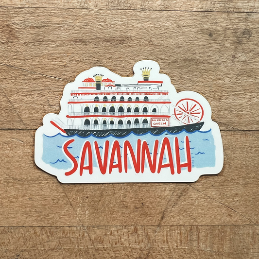Riverboat Savannah Sticker