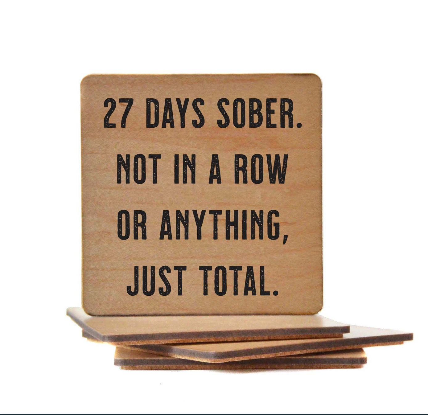 27 Days Sober Coaster