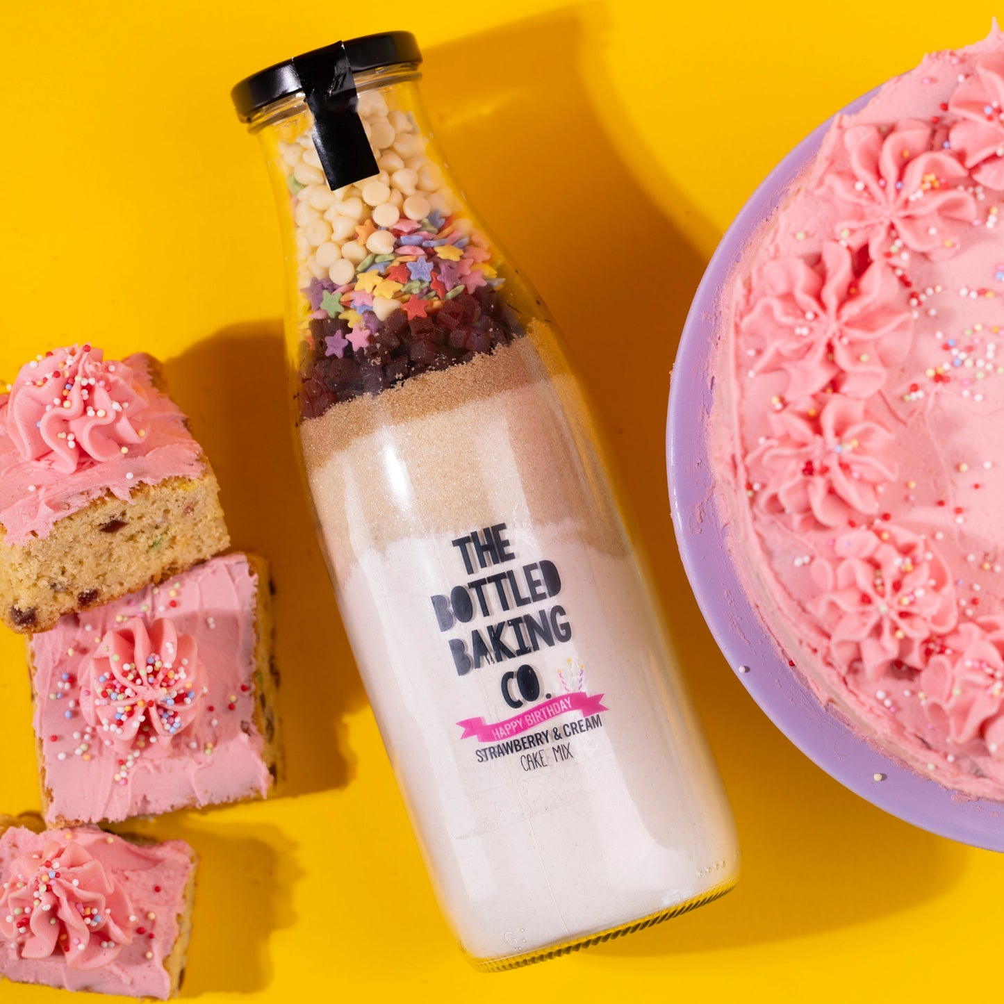 Birthday Cake Mix in a Bottle