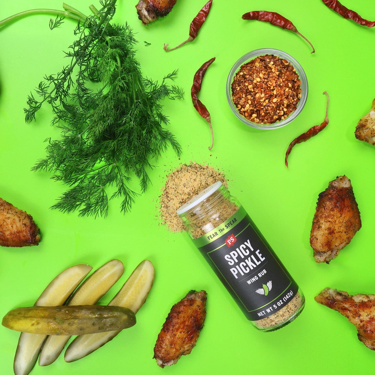 Spicy Dill Pickle Wing Rub