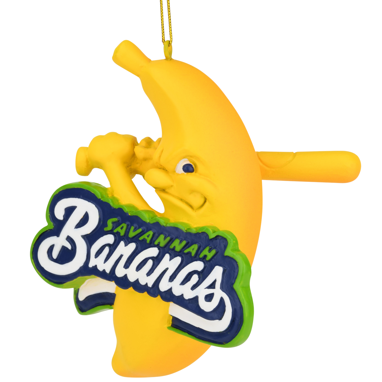 Tree Buddees x Savannah Bananas Logo Official Banana Ball Ornament - Limited Edition