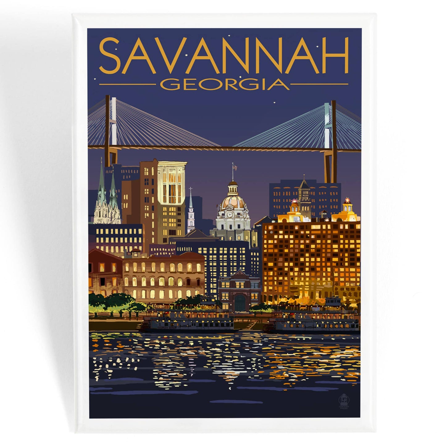 Savannah at Night Magnet