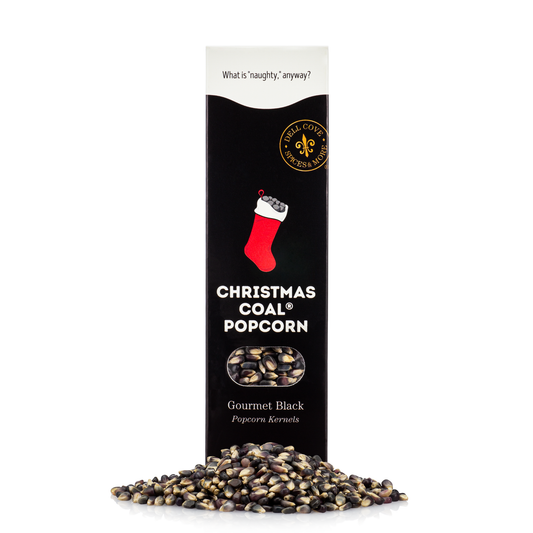 Christmas Coal Popcorn