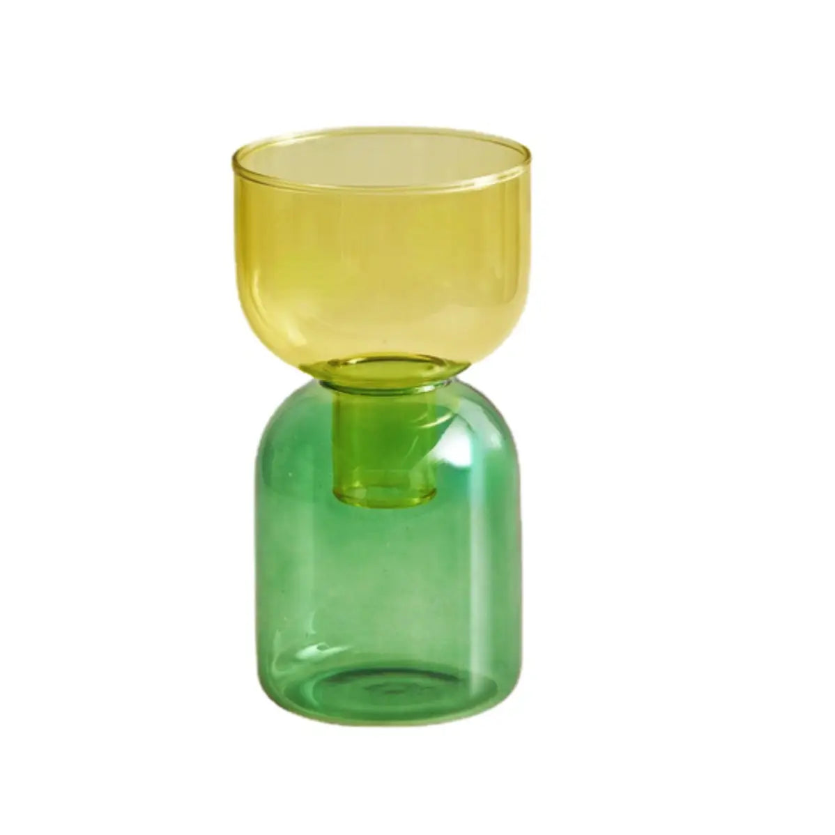 Yellow-Green Plant Vase/Candle Holder