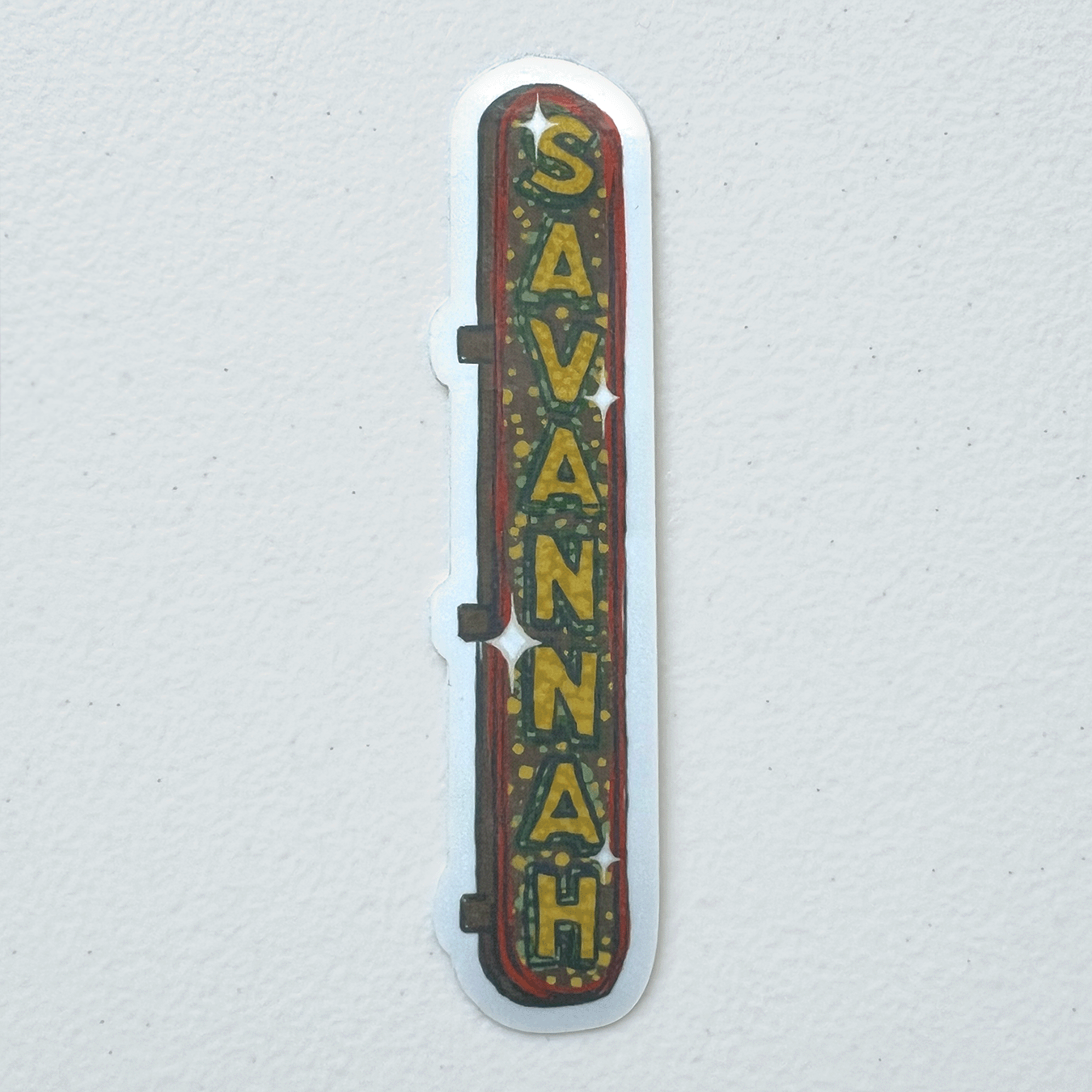 Savannah Theatre Sign Sticker