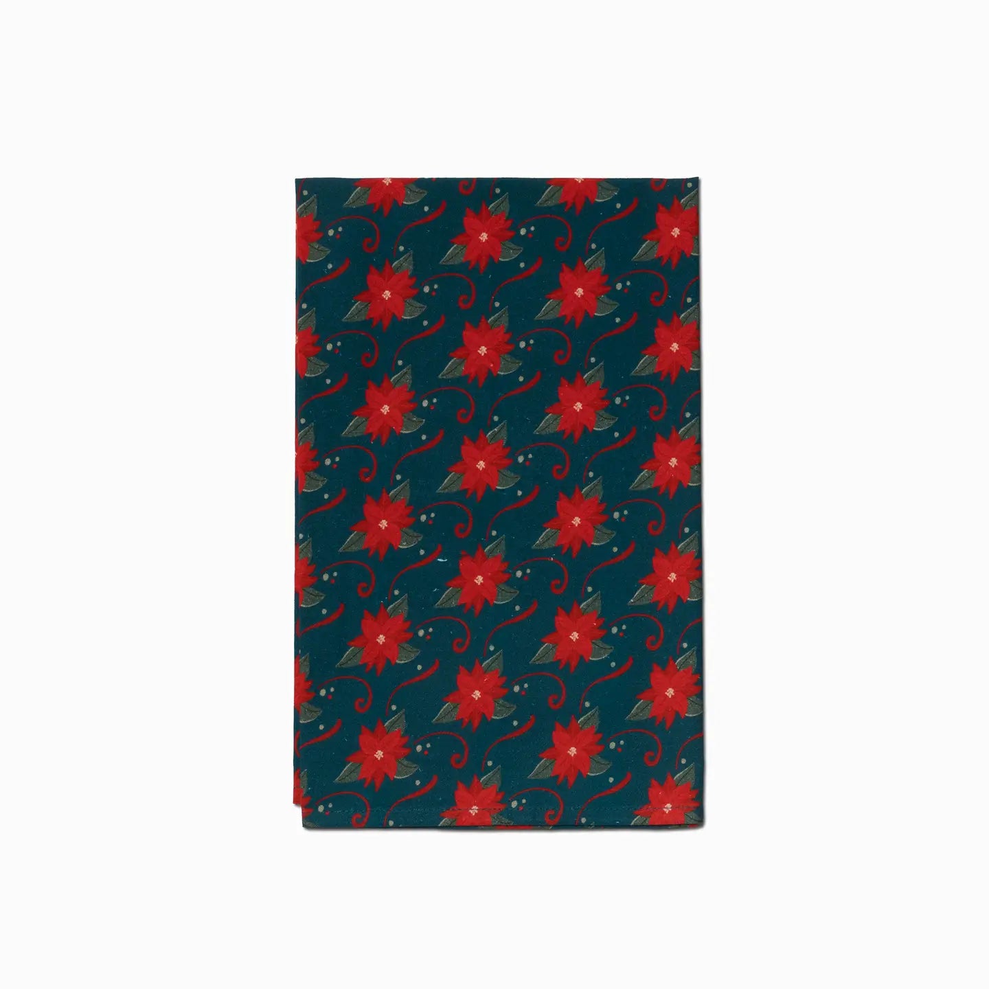 Poinsettia Party Holiday Kitchen Towel