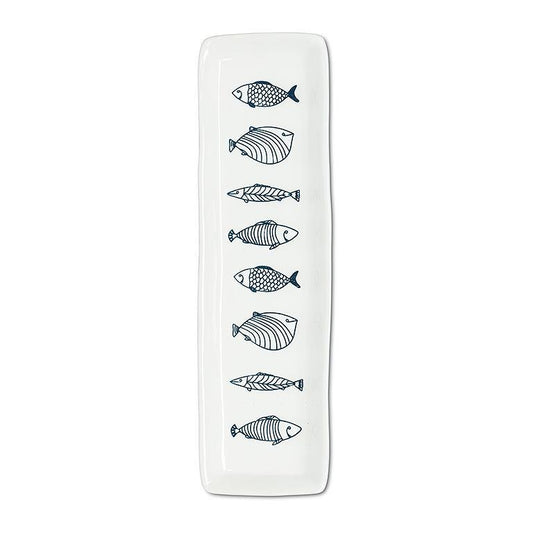 Long slim fish plate