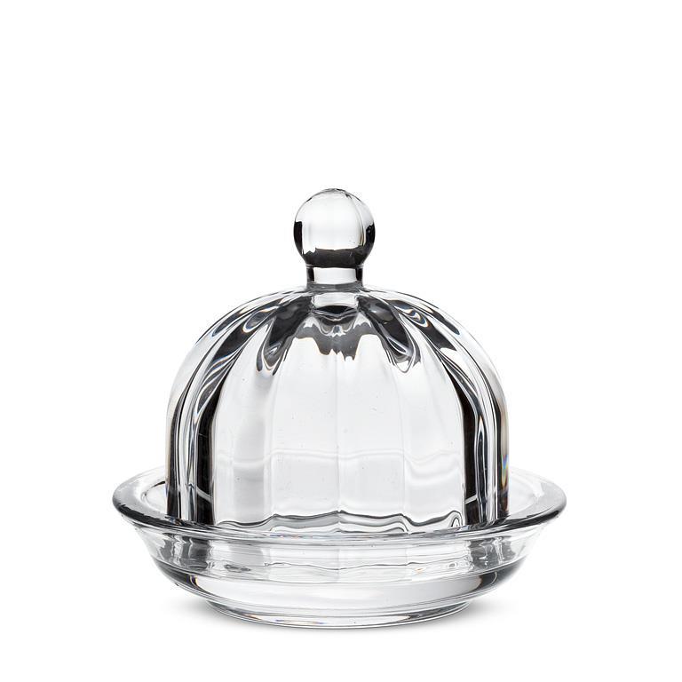 sm optic round dish w/lid