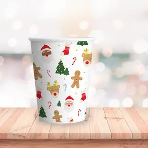 Classic Christmas Cups (Set of 8)