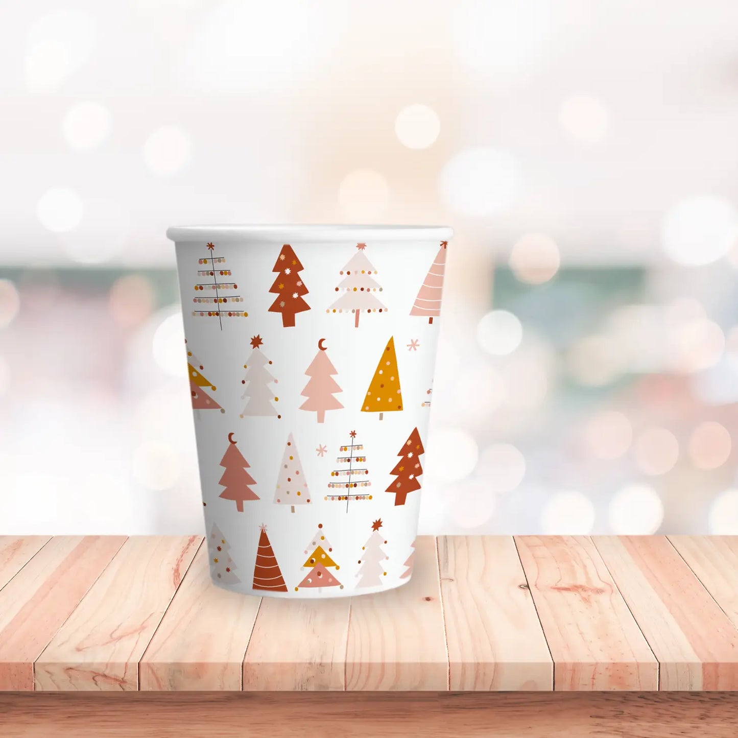 Boho Christmas Tree Cups