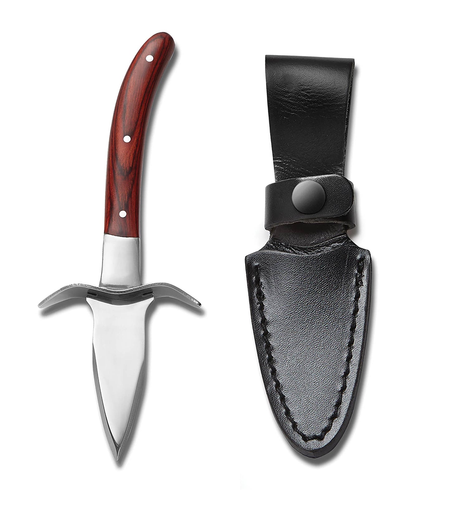 Outset Oyster Knife with Pouch Set, 1.75" x 2.5" x 7.25"