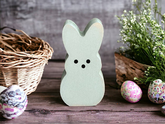 Light Green Wood Bunny Peeps