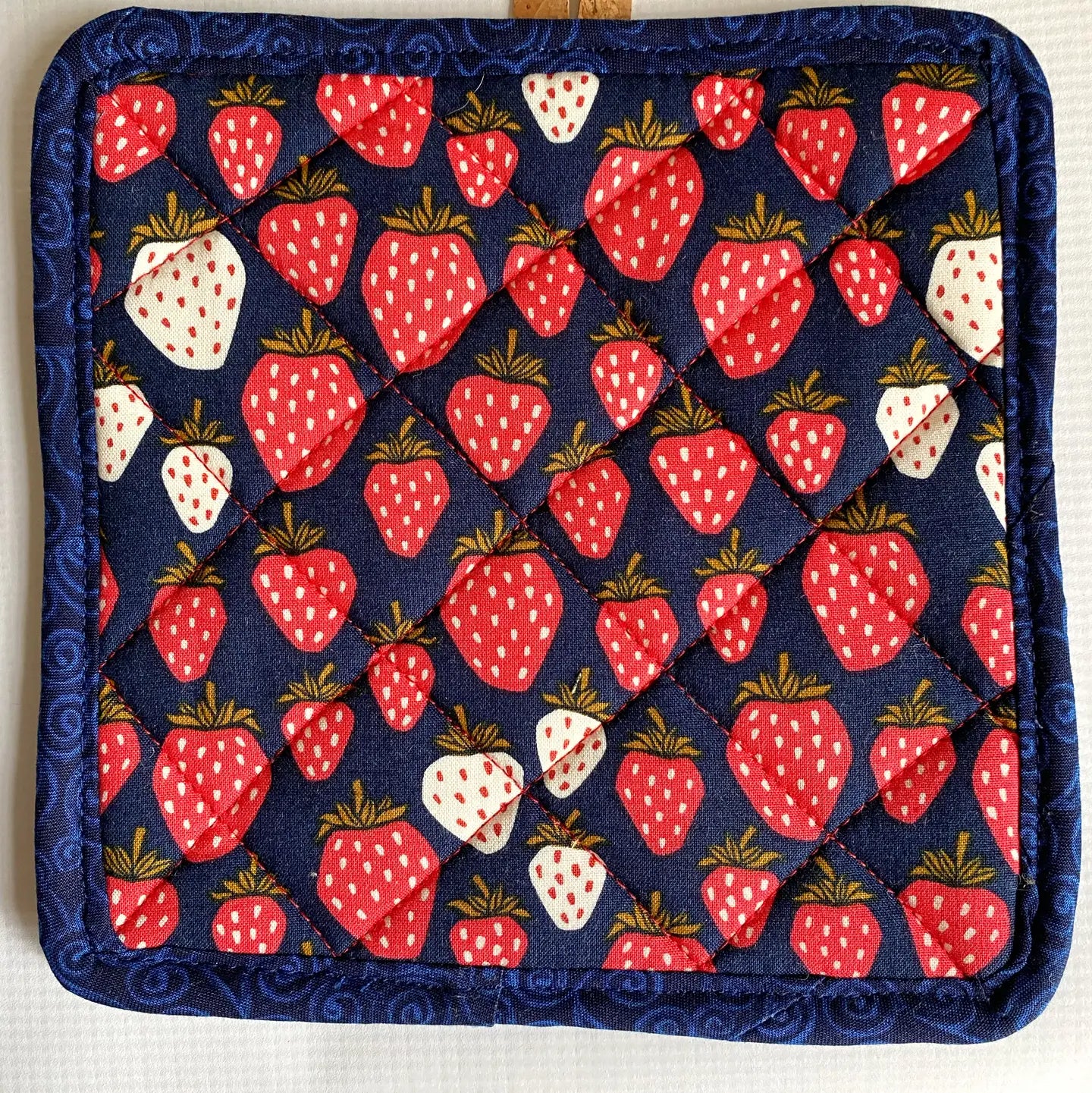 Quilted Cork & Cotton Pot Holder - Alma Boheme
