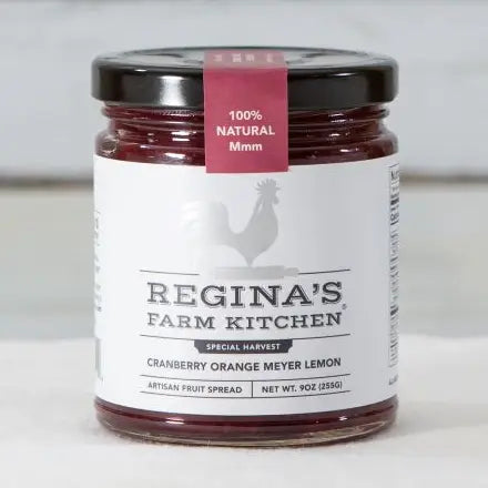 Regina's cranberry orange meyer lemon spread