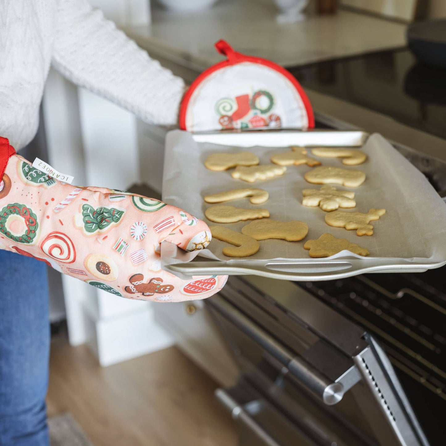 Santa's Cookies Pot Holder Set