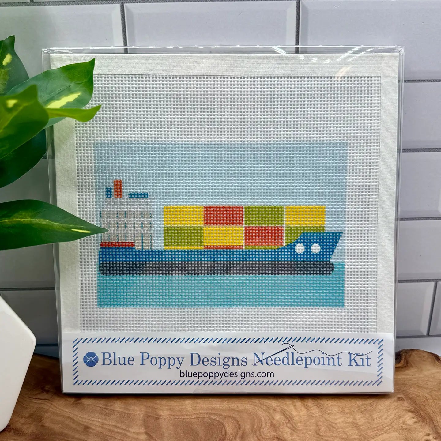 Needlepoint Kit Container Ship