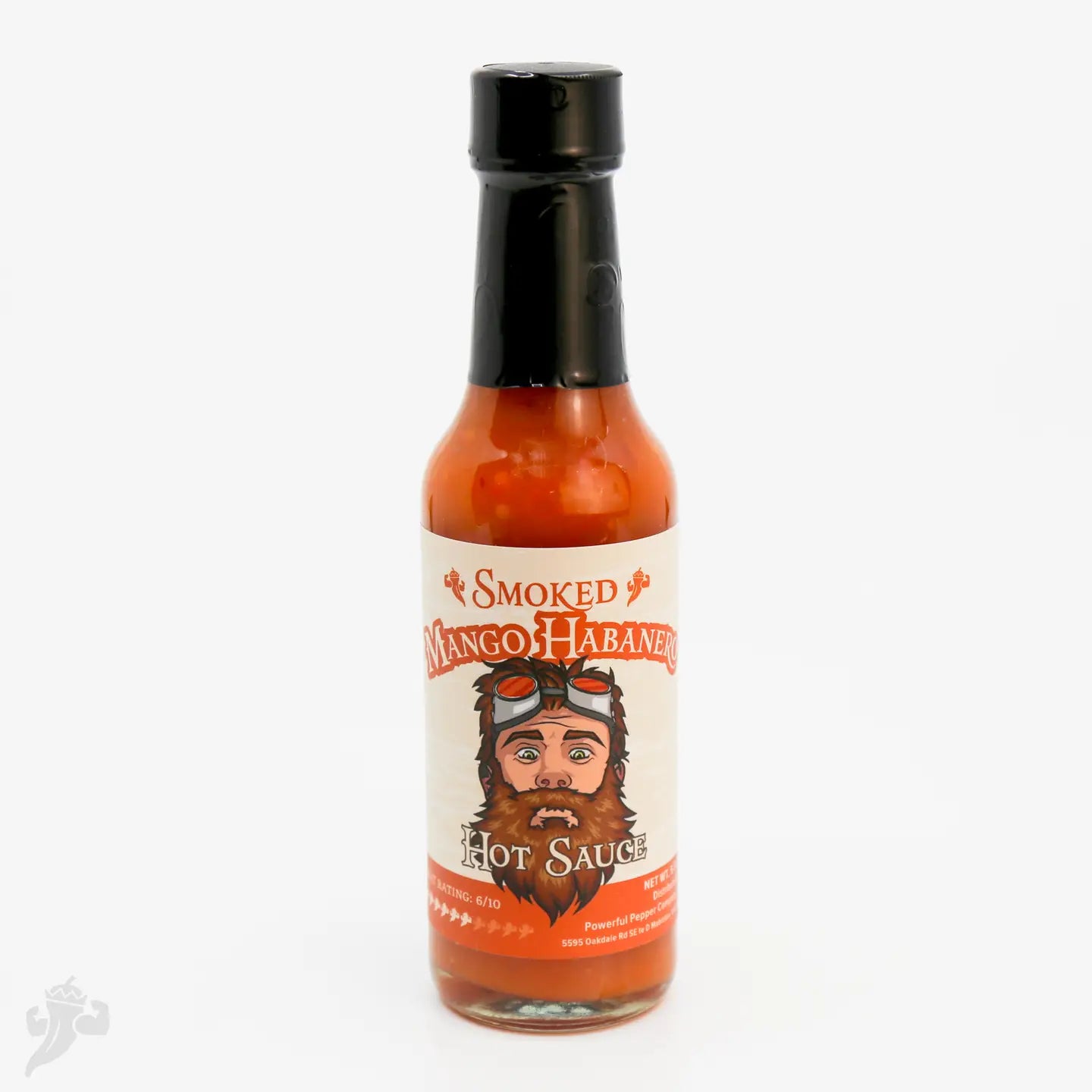 Smoked mango habanero hot sauce