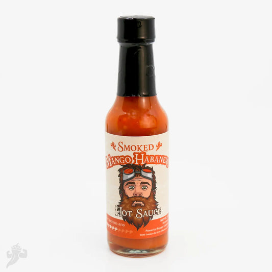 Smoked mango habanero hot sauce
