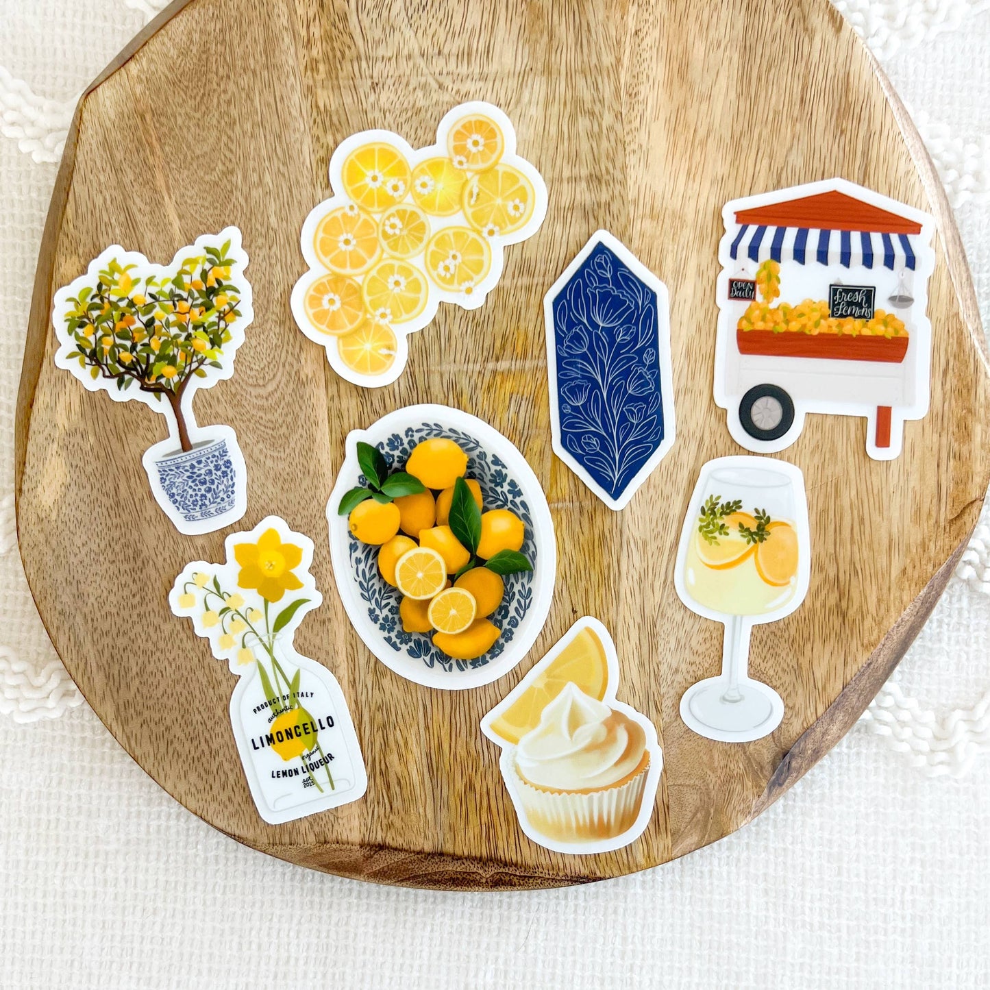 Bowl of Lemons Sticker