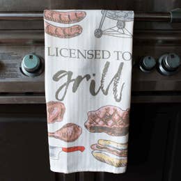 Licensed to Grill Kitchen Towel