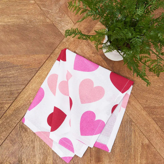 Valentine's Day Hearts Napkin