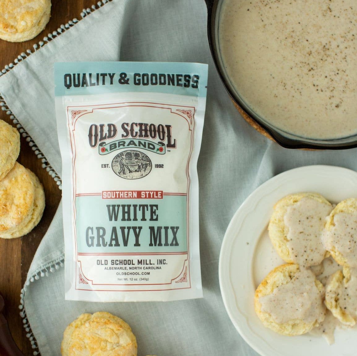 White Gravy Mix- Old School Brand