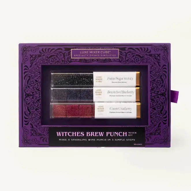 Witches Brew Punch & Champagne Cocktail Luxe Mixer Kit
