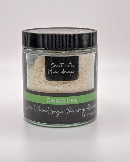"Ginger Lime"  Infused Sugar Beverage Rimmer