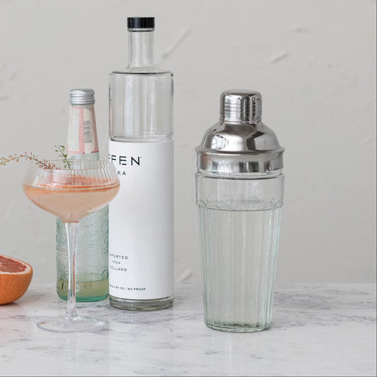 Glass Cocktail Shaker