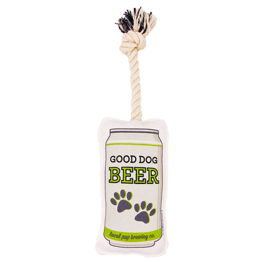 Beer Can Dog Toy