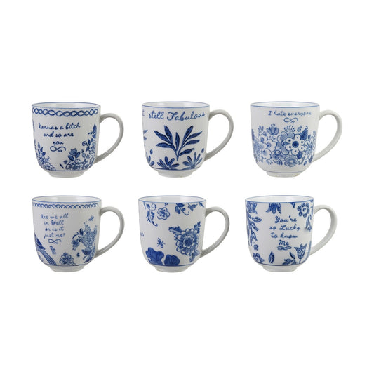 Irreverent Chinoiserie Mugs