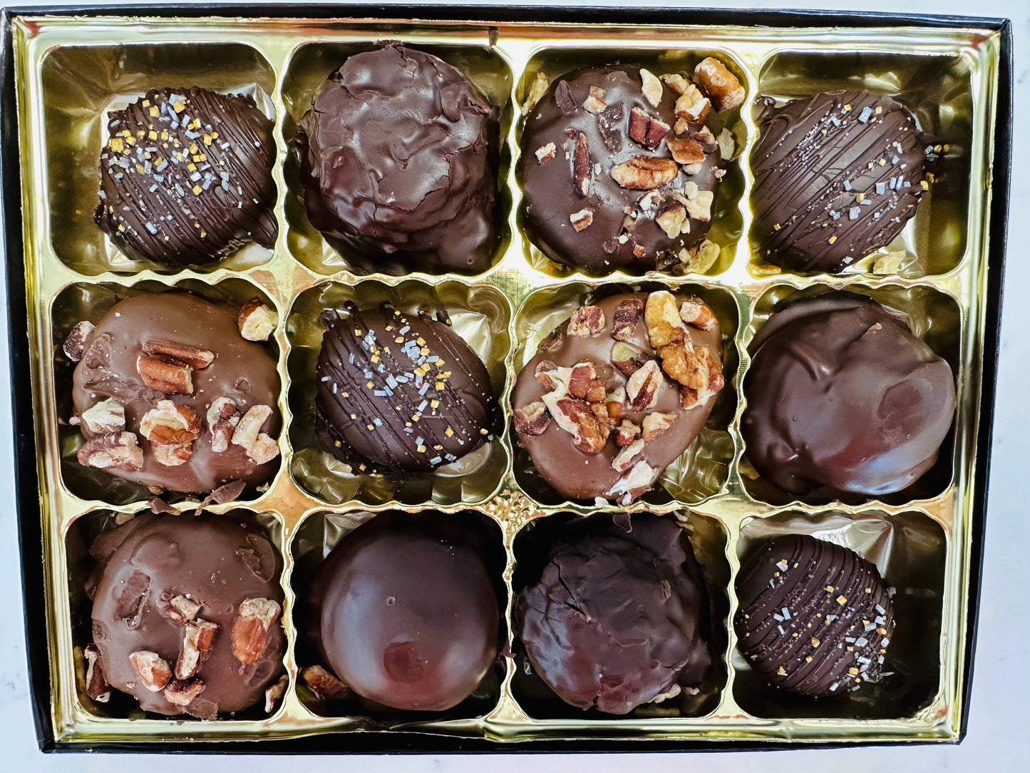 12Pc Gourmet Chocolate Gift Box - Chocolate Candy Company - Local Brand