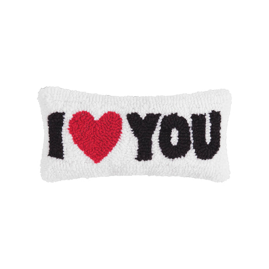I Heart You Mini Throw Pillow