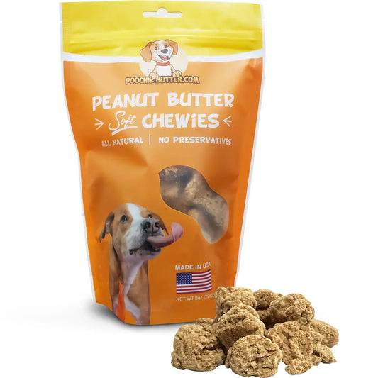 Peanut Butter Chewy Dog Treats