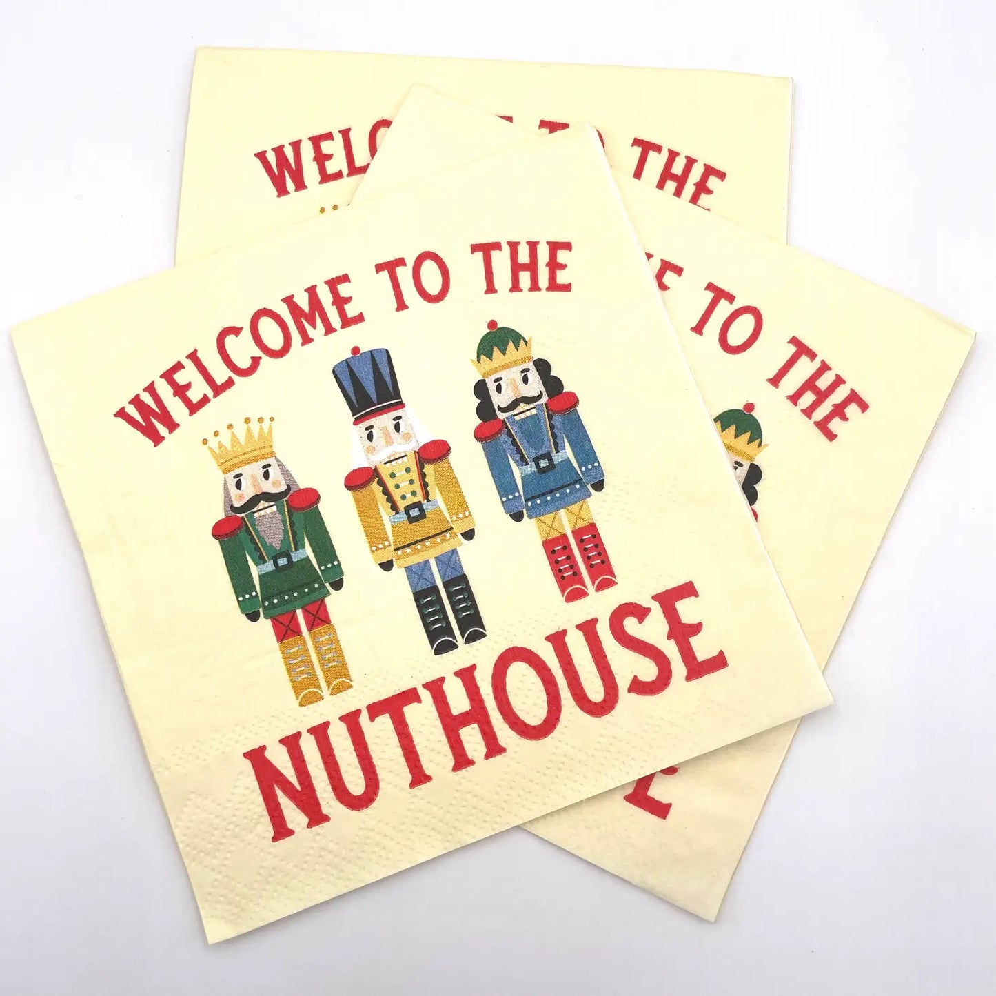 Welcome To the Nuthouse Cocktail Napkins